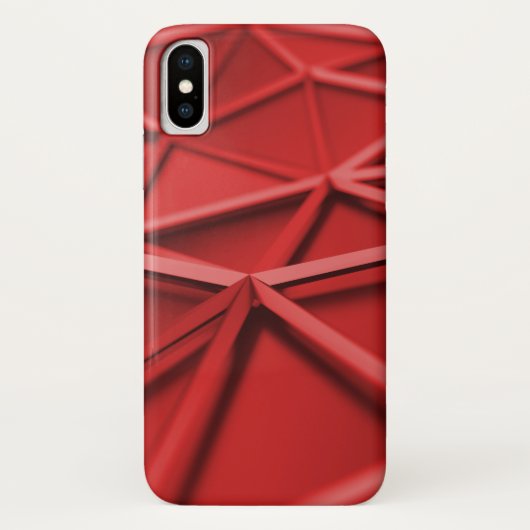 geometrisch abstract rood Case-Mate iPhone case (Achterkant)