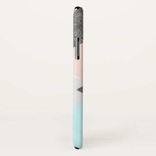 Geometrisch Abstract Scandi-ontwerp Case-Mate iPhone Case (Achterkant / rechts)