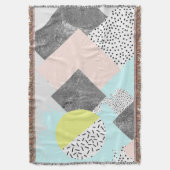 Geometrisch Abstract Scandi-ontwerp Deken (Voorkant Verticaal)