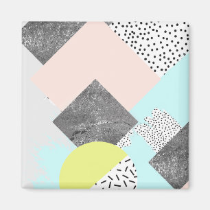 Geometrisch Abstract Scandi-ontwerp Magneet