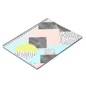 Geometrisch Abstract Scandi-ontwerp Notitieboek (Linkerzijde)