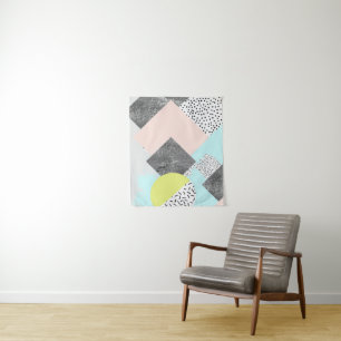 Geometrisch Abstract Scandi-ontwerp Wandkleed
