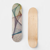Geometrisch Abstract Skateboard Deck (Voorkant)