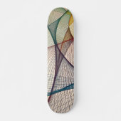 Geometrisch Abstract Skateboard Deck (Voorkant)