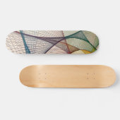Geometrisch Abstract Skateboarddek Persoonlijk Skateboard (Horizontaal)