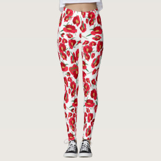 Geometrisch Abstract Starburst Floral-geïnspireerd Leggings