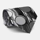 Geometrisch Abstract Stropdas (Opgerold)