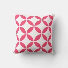 Geometrisch abstract - Sweet Fuchsia! Kussen