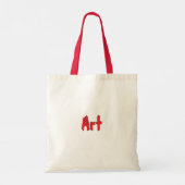 Geometrisch abstract tote bag (Achterkant)