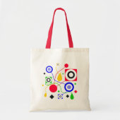Geometrisch abstract tote bag (Voorkant)