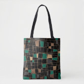 Geometrisch, abstract tote bag (Voorkant)