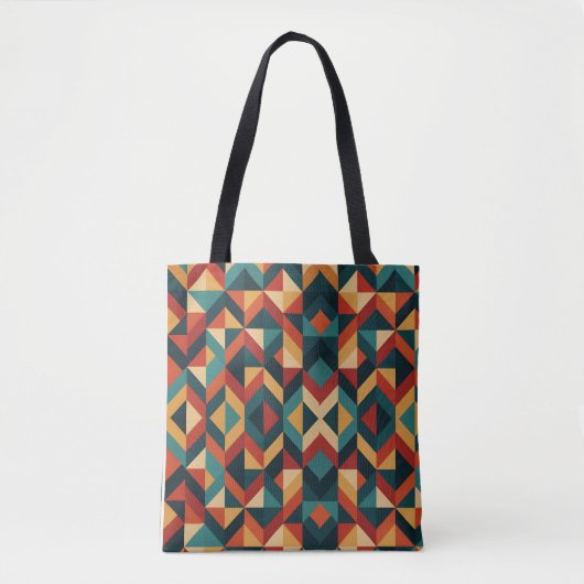 geometrisch abstract tote bag (Voorkant)