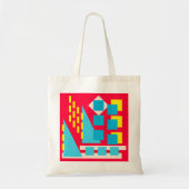 Geometrisch Abstract Tote Bag (Voorkant)