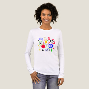 Geometrisch abstract Tri-Blend shirt