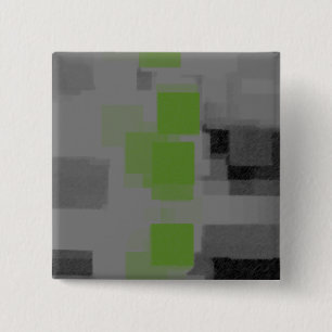 Geometrisch Abstract Vierkante Button 5,1 Cm