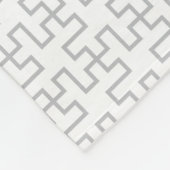 Geometrisch Abstract vloerontwerp Fleece Deken (Hoek)