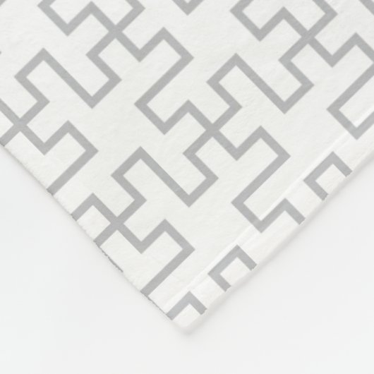 Geometrisch Abstract vloerontwerp Fleece Deken (Hoek)