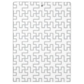 Geometrisch Abstract vloerontwerp Klembord (Achterkant)