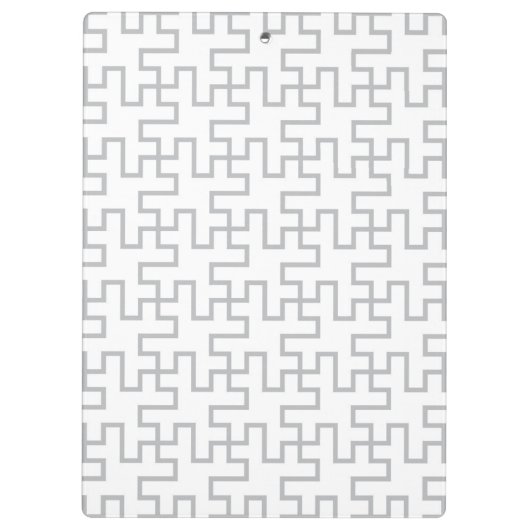 Geometrisch Abstract vloerontwerp Klembord (Achterkant)