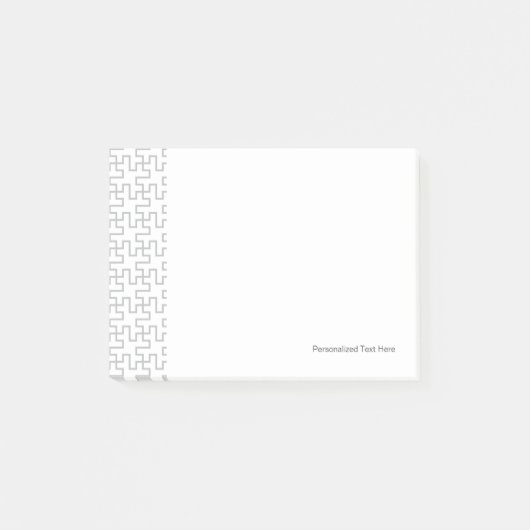 Geometrisch Abstract vloerontwerp Post-it® Notes (Voorkant)