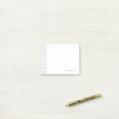 Geometrisch Abstract vloerontwerp Post-it® Notes (Op bureau)