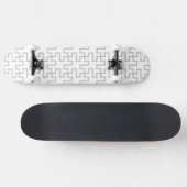 Geometrisch Abstract vloerontwerp Skateboard (Horizontaal)