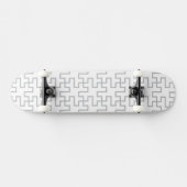 Geometrisch Abstract vloerontwerp Skateboard (Horizontaal)