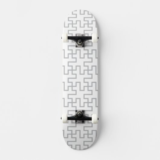Geometrisch Abstract vloerontwerp Skateboard (Voorkant)