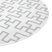 Geometrisch Abstract vloerontwerp Snijplank (Hoek)