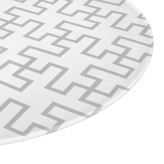 Geometrisch Abstract vloerontwerp Snijplank (Hoek)