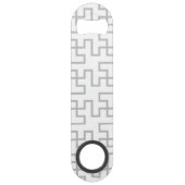 Geometrisch Abstract vloerontwerp Speed Flessenopener (Achterkant)