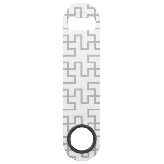 Geometrisch Abstract vloerontwerp Speed Flessenopener (Voorkant)