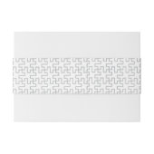 Geometrisch Abstract vloerontwerp Uitnodigingen Wikkel (Achterkant Voorbeeld)