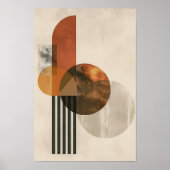 geometrisch Abstracte boho Poster (Voorkant)
