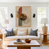 geometrisch Abstracte boho Poster