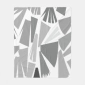 geometrisch Abstracte geometrie Fleece Deken (Voorkant)
