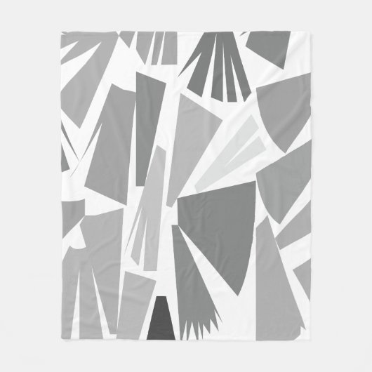 geometrisch Abstracte geometrie Fleece Deken (Voorkant)
