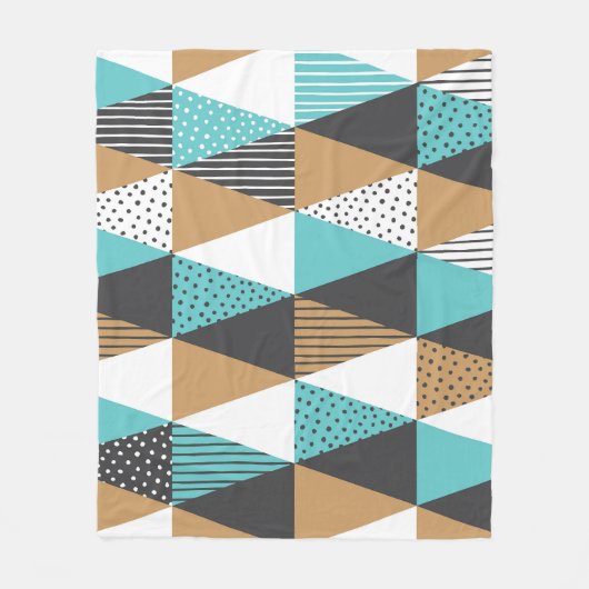 geometrisch: Abstracte illustratie. Fleece Deken (Voorkant)