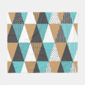 geometrisch: Abstracte illustratie. Fleece Deken (Voorkant (Horizontaal))