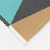 geometrisch: Abstracte illustratie. Fleece Deken (Hoek)