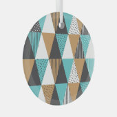 geometrisch: Abstracte illustratie. Glas Ornament (Voorkant Rechts)