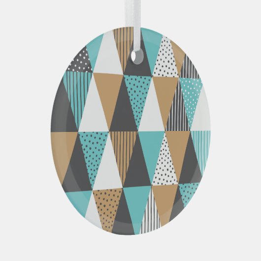  geometrisch: Abstracte illustratie. Glas Ornament (Voorkant Rechts)