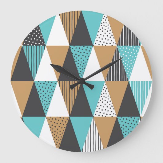  geometrisch: Abstracte illustratie. Grote Klok (Voorkant)