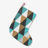  geometrisch: Abstracte illustratie. Kleine Kerstsok (Voorkant (Hangend))