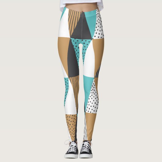 geometrisch: Abstracte illustratie. Leggings (Voorkant)