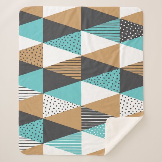 geometrisch: Abstracte illustratie. Sherpa Deken (Voorkant)