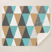 geometrisch: Abstracte illustratie. Sherpa Deken (Voorkant (horizontaal))