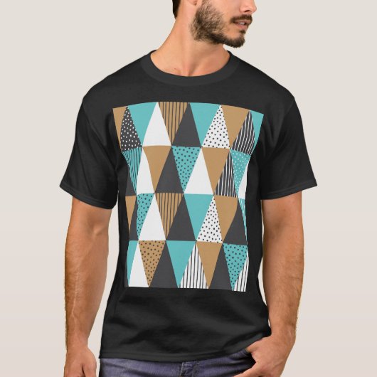  geometrisch: Abstracte illustratie. T-shirt (Voorkant)