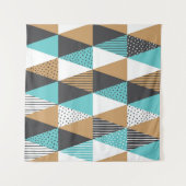 geometrisch: Abstracte illustratie. Wandkleed (Voorkant (horizontaal))