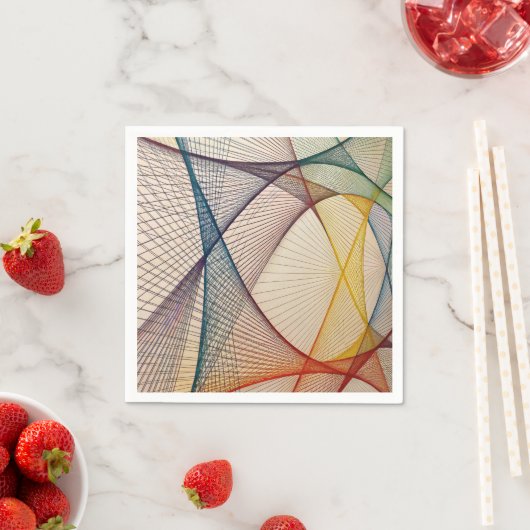 Geometrisch Abstracte Papieren Servet (Insitu)